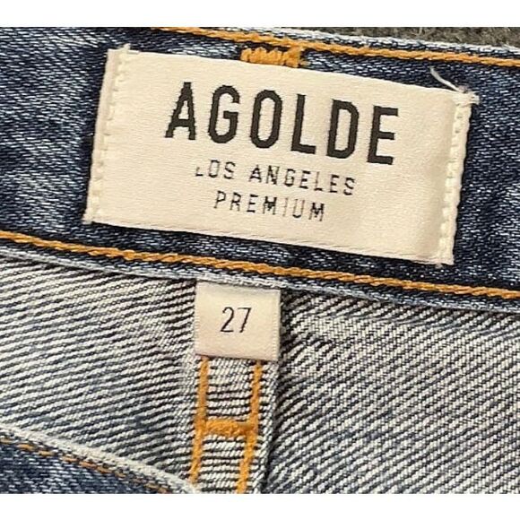 AGOLDE Los Angeles Premium Ripped Distressed Jeans Button Fly Size 27‎ - Picture 2 of 4